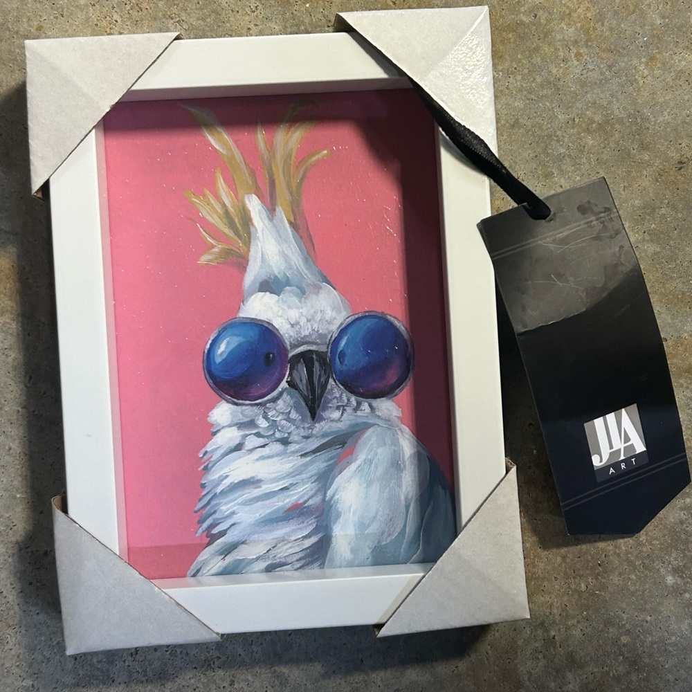 Cockatiel art print 4x6 2021 JIA art  cockatoo funny